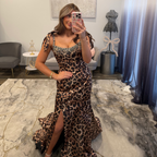 JoycesTPR Sherri Hill Animal Print Prom Dress  Close Up 