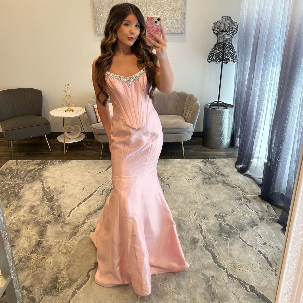 JoycesTPR Sherri Hill Style 58226 Blush Pink 