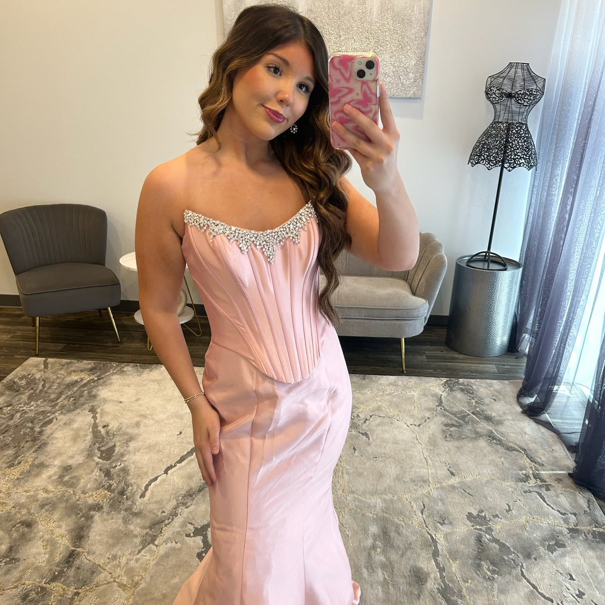 JoycesTPR Sherri Hill Style 58226 Blush Pink 