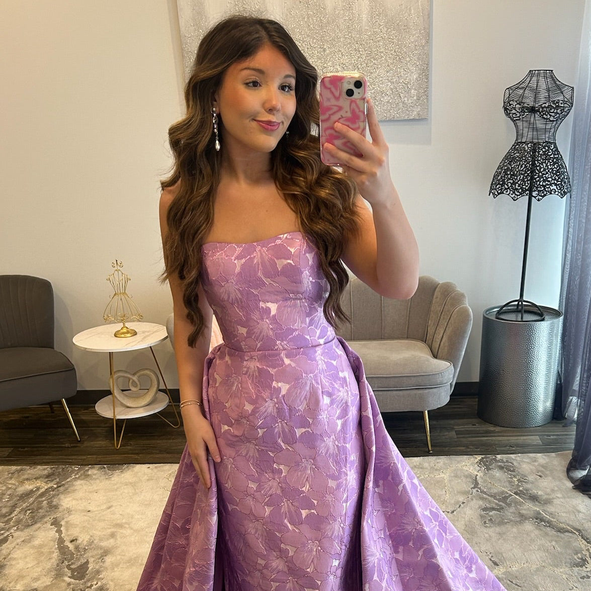 JoycesTPR Sherri Hill Style 58357 Lilac Print 