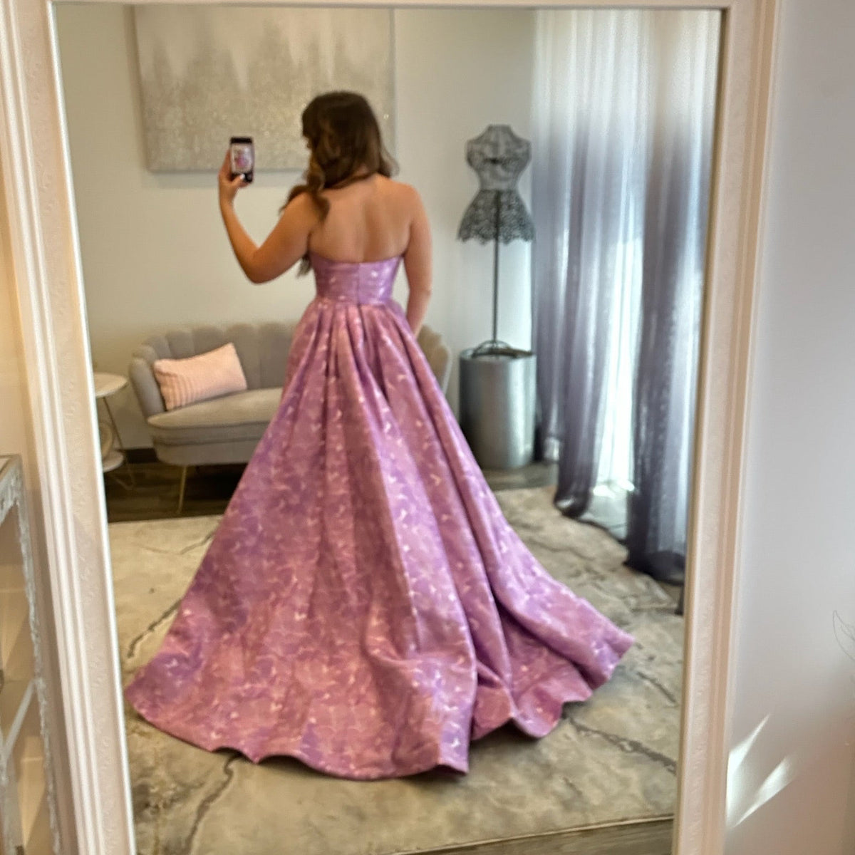JoycesTPR Sherri Hill Style 58357 Lilac Print 