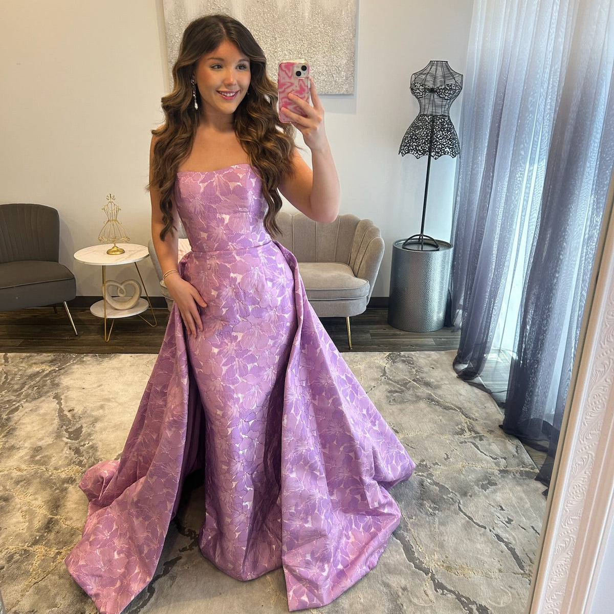 JoycesTPR Sherri Hill Style 58357 Lilac Print 