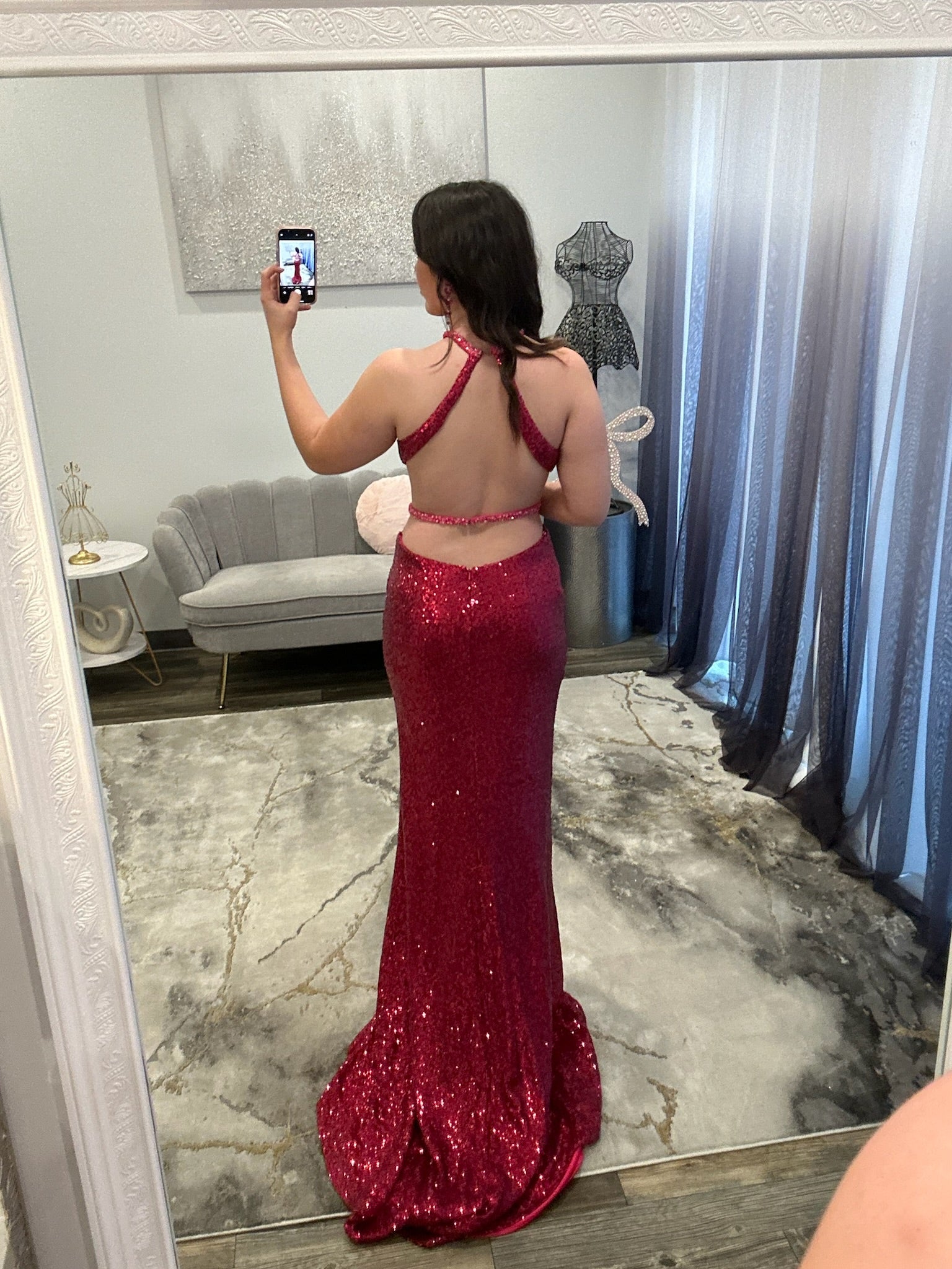 JoycesTPR Vienna Fuchsia Prom Back