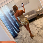 JoycesT{R Portia and Scarlett PS26800C Gold Back 