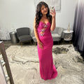 Portia and Scarlett PS25123 Fuchsia Prom Dress 
