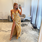 Portia and Scarlett PS25435 Gold Prom Dress 