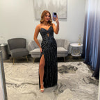 Primavera 4309 Black Prom Dress