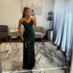 Primavera 4335 Black Emerald Prom Dress 