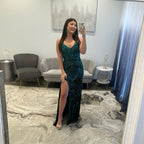 Primavera 4335 Black Tel Prom Dress 