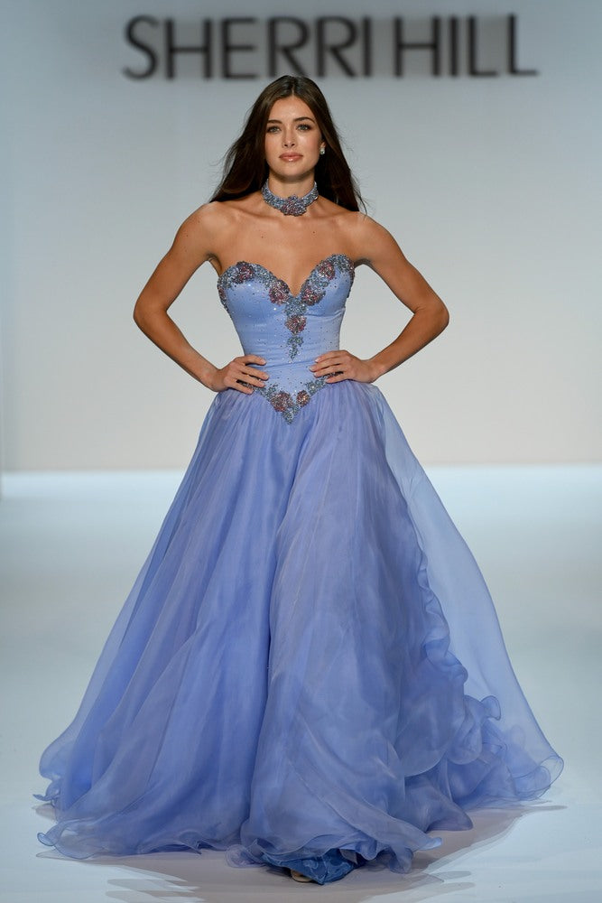 Sherri Hill 46406 | Beaded Chiffon Couture Ballgown | Joyce’sTPR