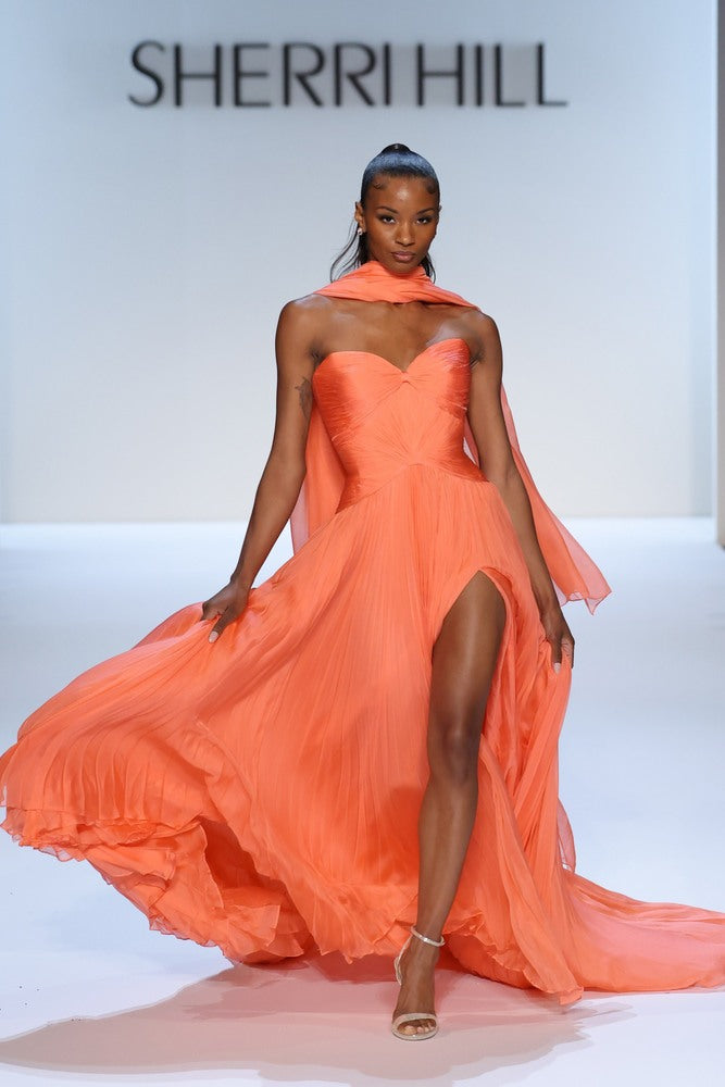 Sherri Hill 46715 | Chiffon Couture A-Line Gown | Joyce’sTPR