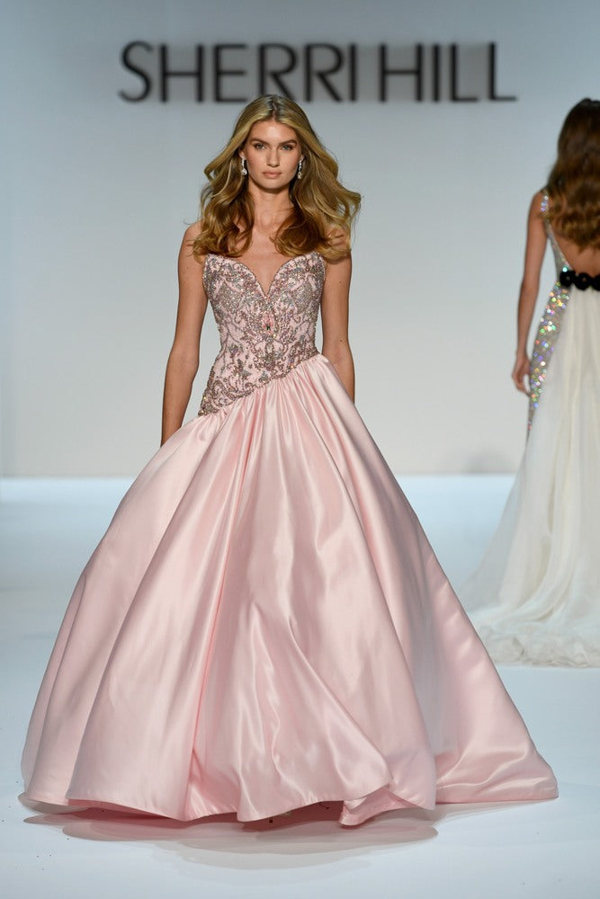Sherri Hill 46748 | Beaded Couture Drop-Waist Gown | Joyce’sTPR Pre-Order