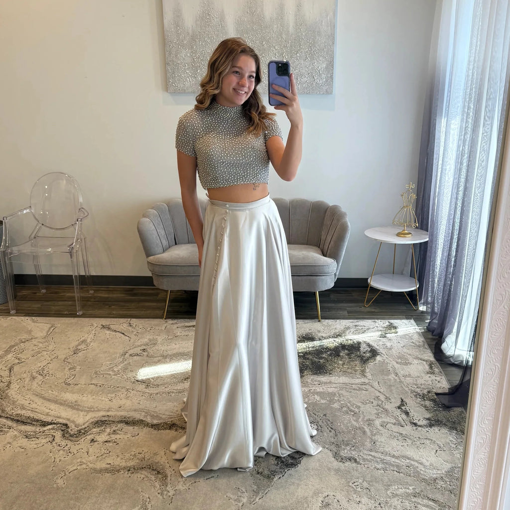 Sherri Hill 50037 Silver 