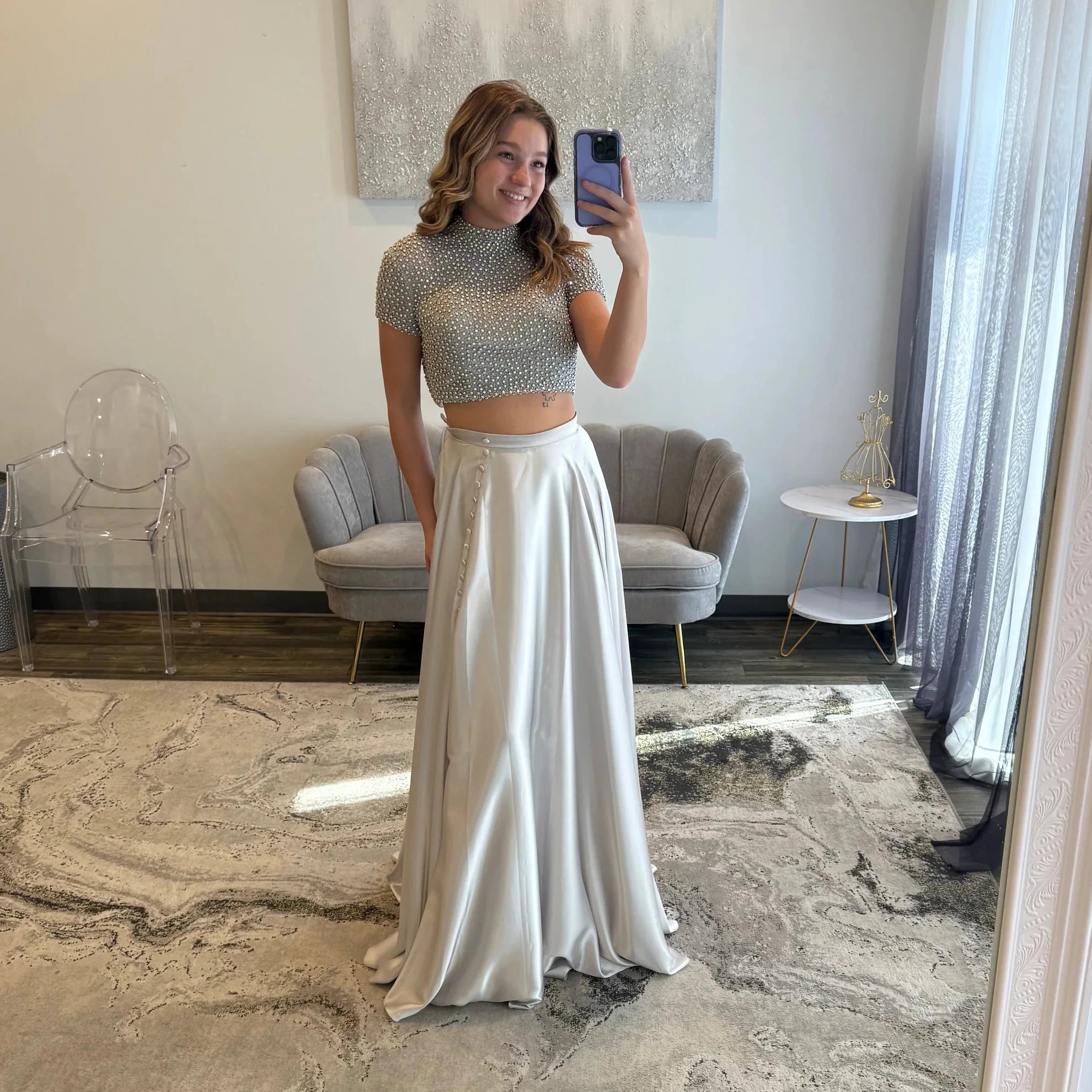 Sherri Hill 50037 Silver 