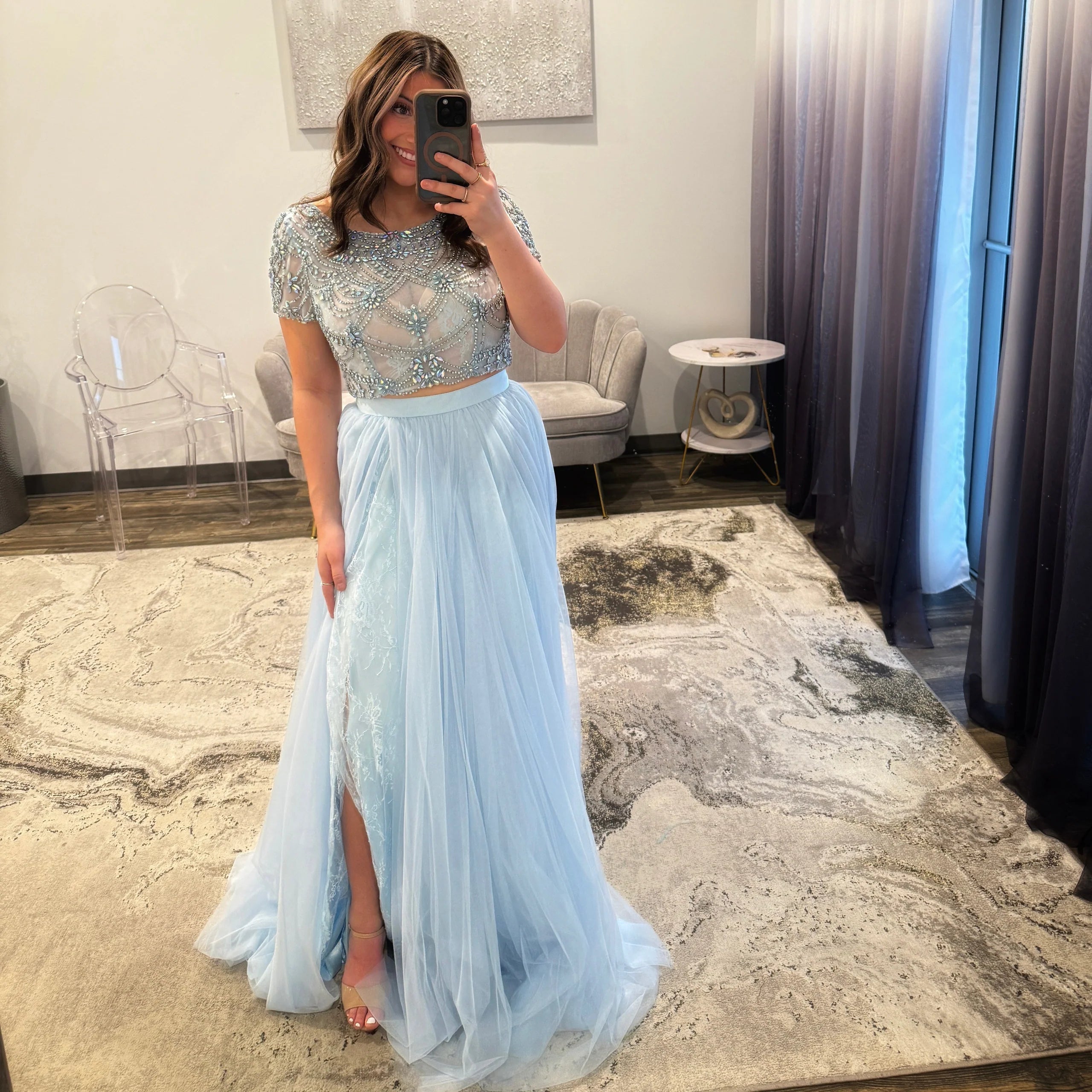 Sherri Hill 50857 Light Blue 