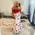 Sherri Hill 51710 Red Print 