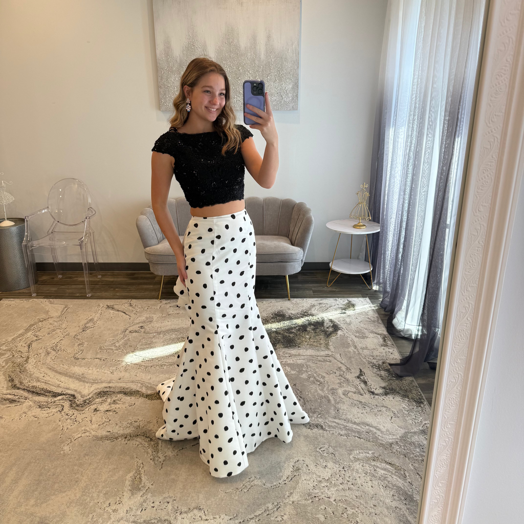 Sherri Hill 51717 Polka Dot 