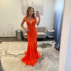 Sherri Hill 54156 Orange 