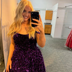 Sherri Hill 55093 Purple Prom Dress 
