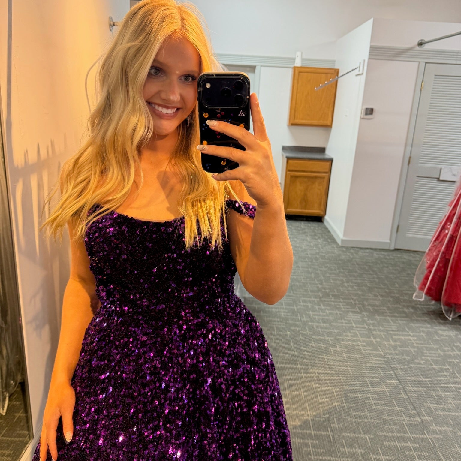 Sherri Hill 55093 Purple Prom Dress 