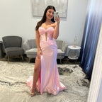 Sherri Hill 56161 Light Pink Prom Dress 