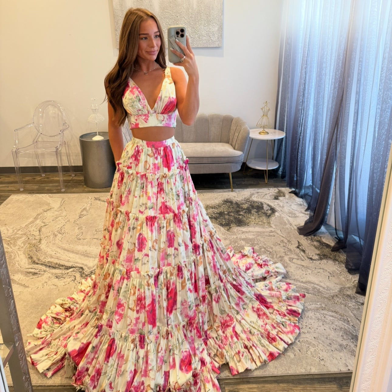 Sherri Hill 56239 Floral Print