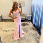 Sherri Hill 56620 Pink Prom Dress JoycesTPR