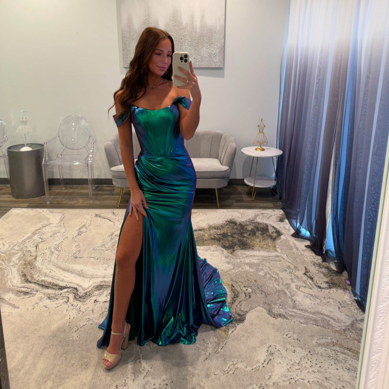 Sherri Hill 56879 Metallic 