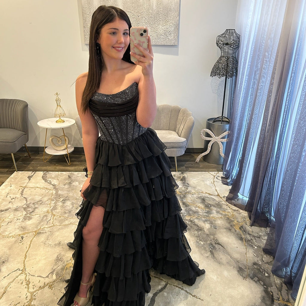 Sherri Hill 57288 Black Prom Dress 