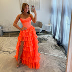 Sherri Hill 57288 Orange Prom Dress Best Seller