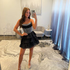 Sherri Hill 57404 Black Silver 