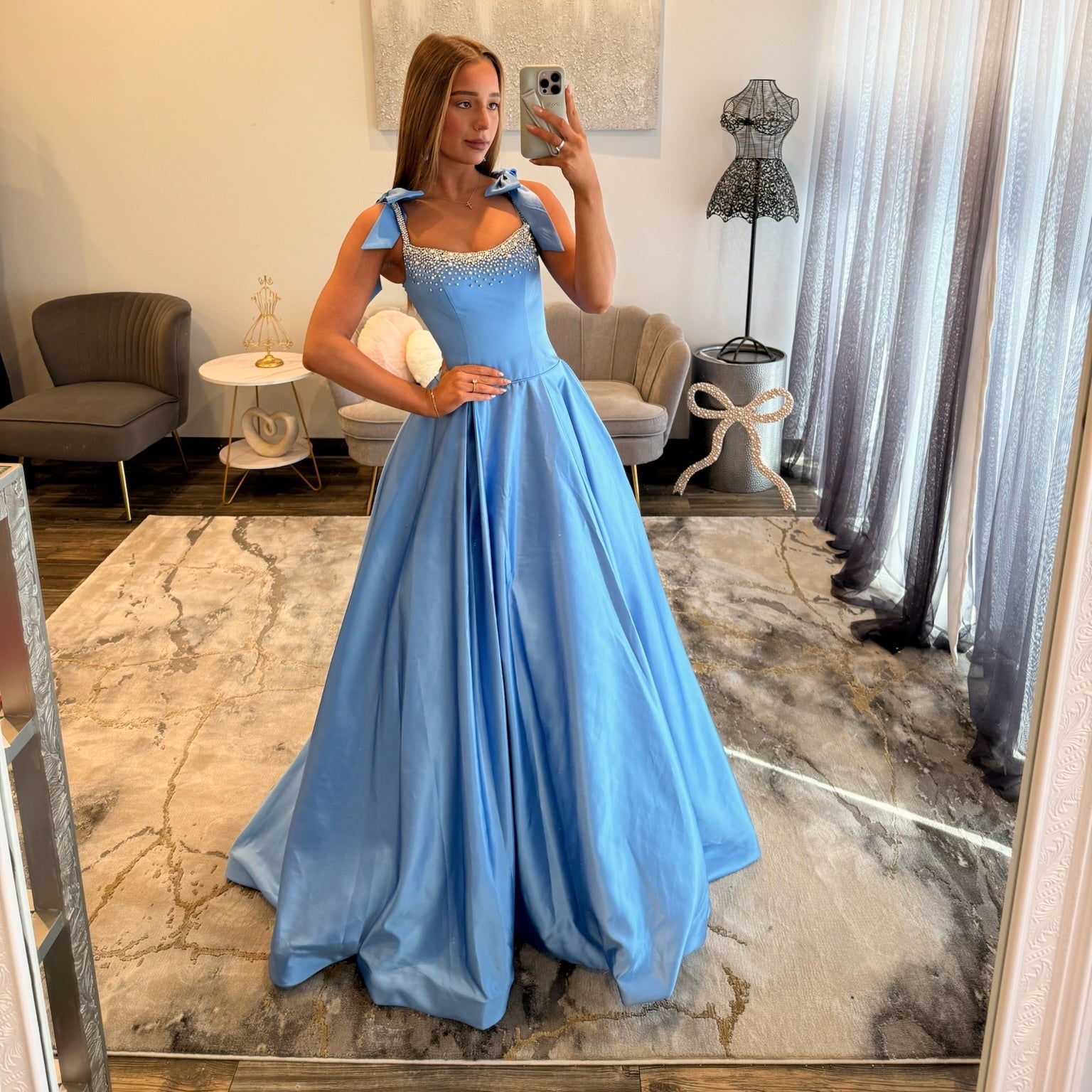 Sherri Hill 57574 Periwinkle Prom Dress 