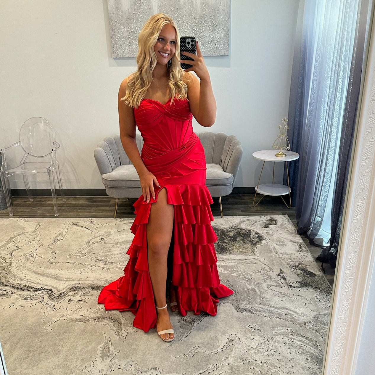 Sherri Hill 57638 Red Prom Dress JoycesTPR