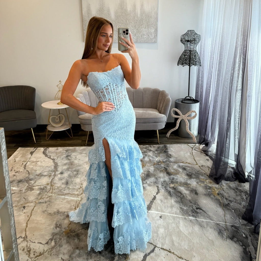 Sherri Hill 57646 Light Blue JoycesTPR Prom Dress 