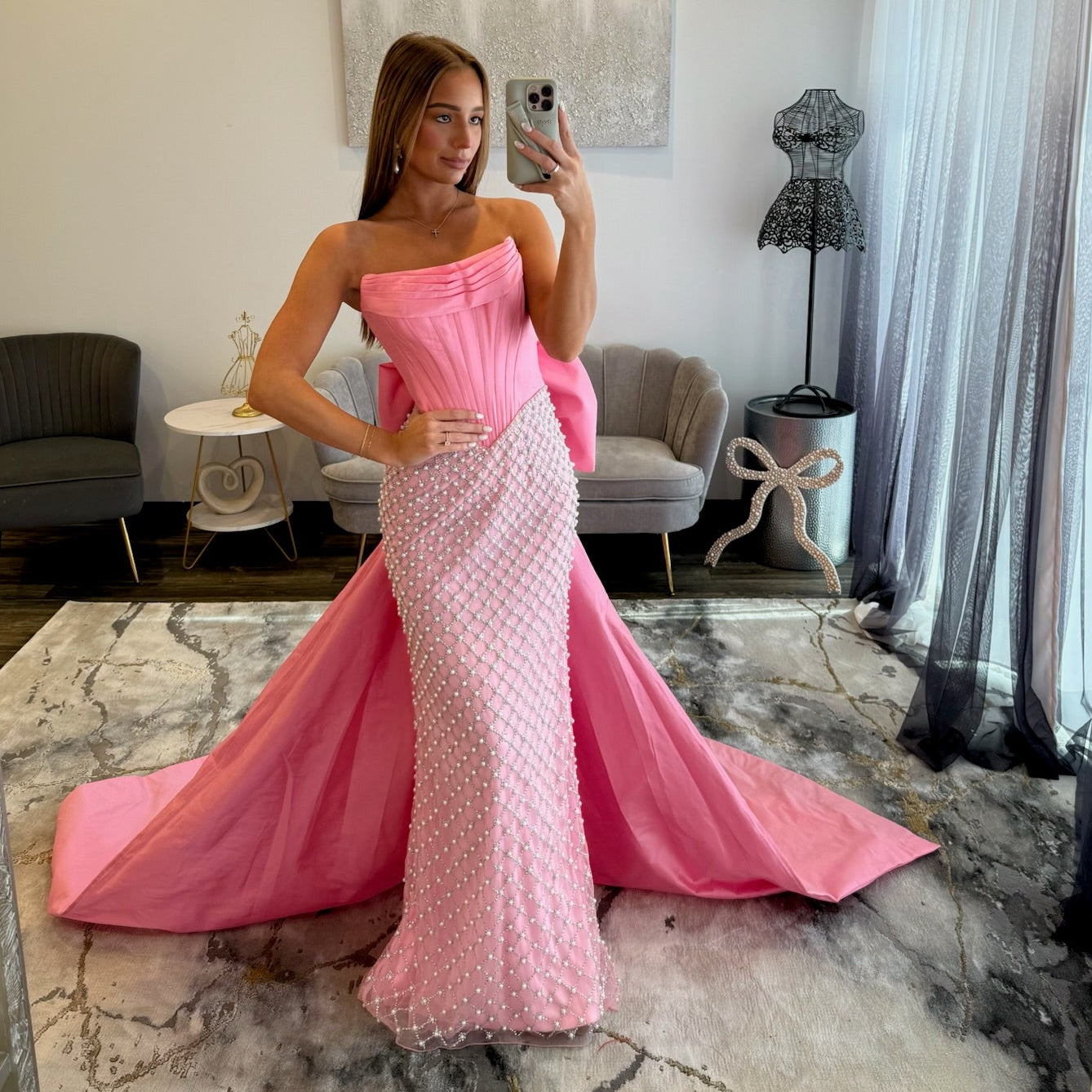 sherri hill candy pink dress Sherri Hill 56069 Women's Formal Evening & Wedding Guest Dress - Neon Green