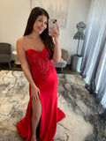 Sherri Hill 57681 Red Prom Dress JoycesTPR