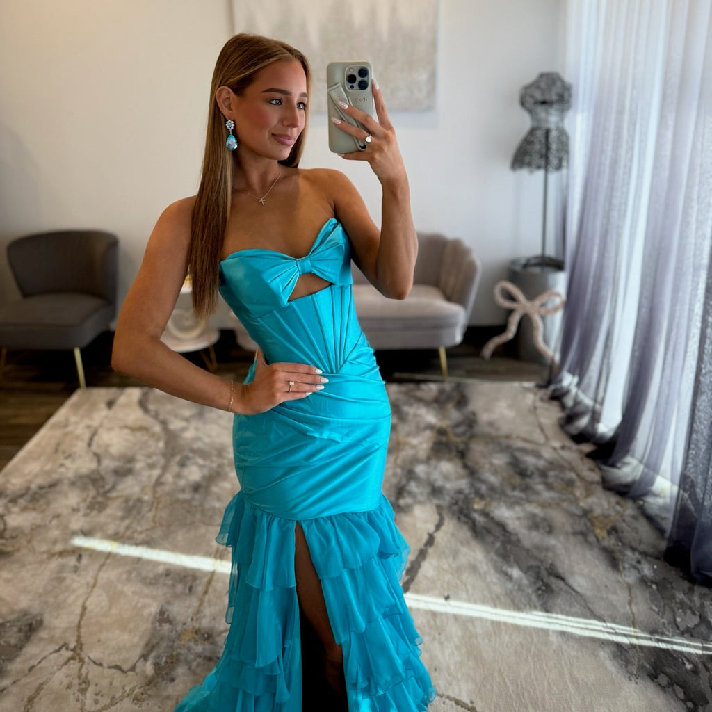 Sherri Hill 57683 Teal JoycesTPR PROM Dress