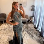 Sherri Hill 57689 Black Silver JoycesTPR Prom Dress