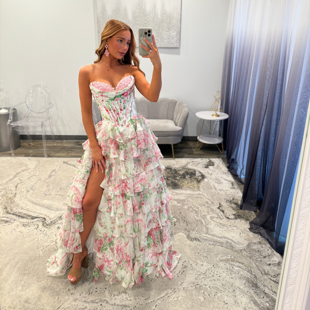Sherri Hill 57693 Floral Print   Prom 
