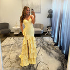 Sherri Hill 57695 Yellow Prom Dress 