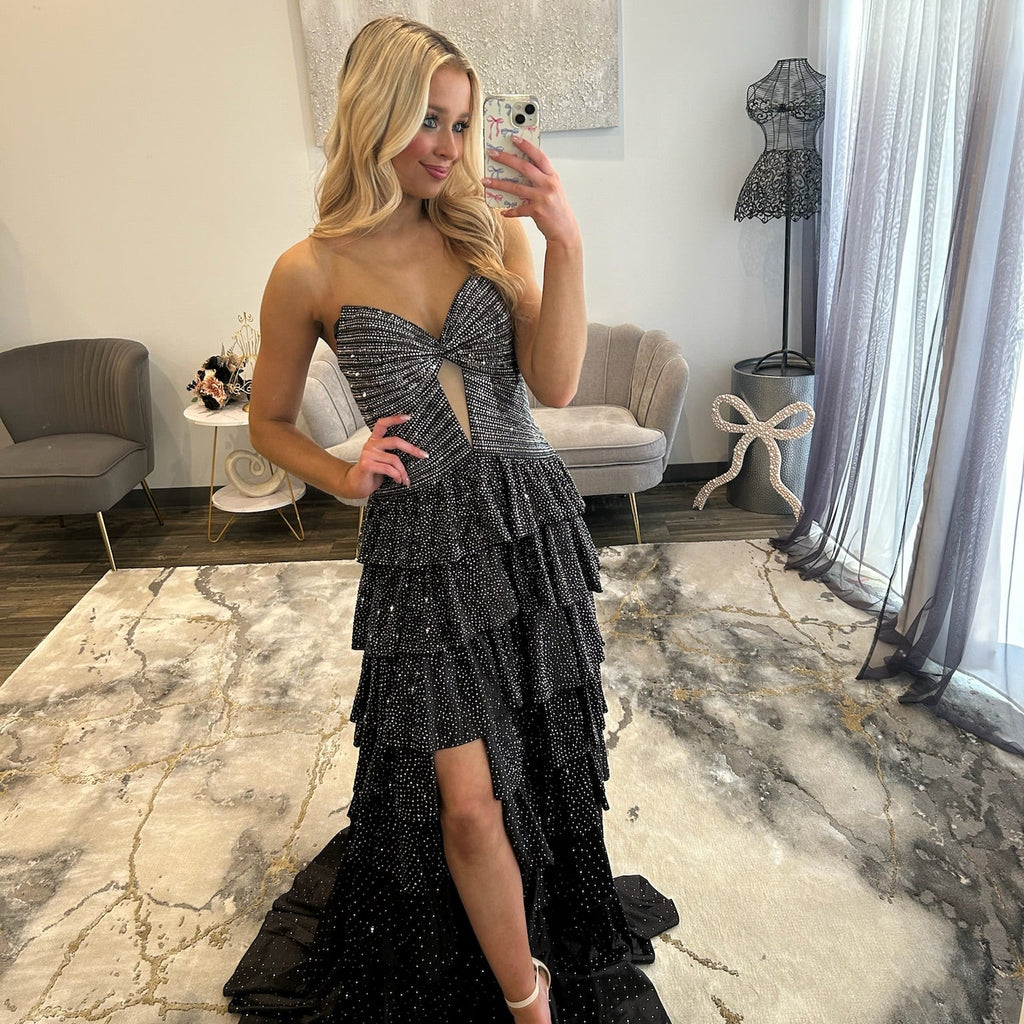 Sherri Hill 57700 Black Prom Dress