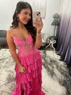 Sherri Hill 57700 Fuchsia 