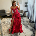 Sherri Hill 57700 Red Prom Dress 