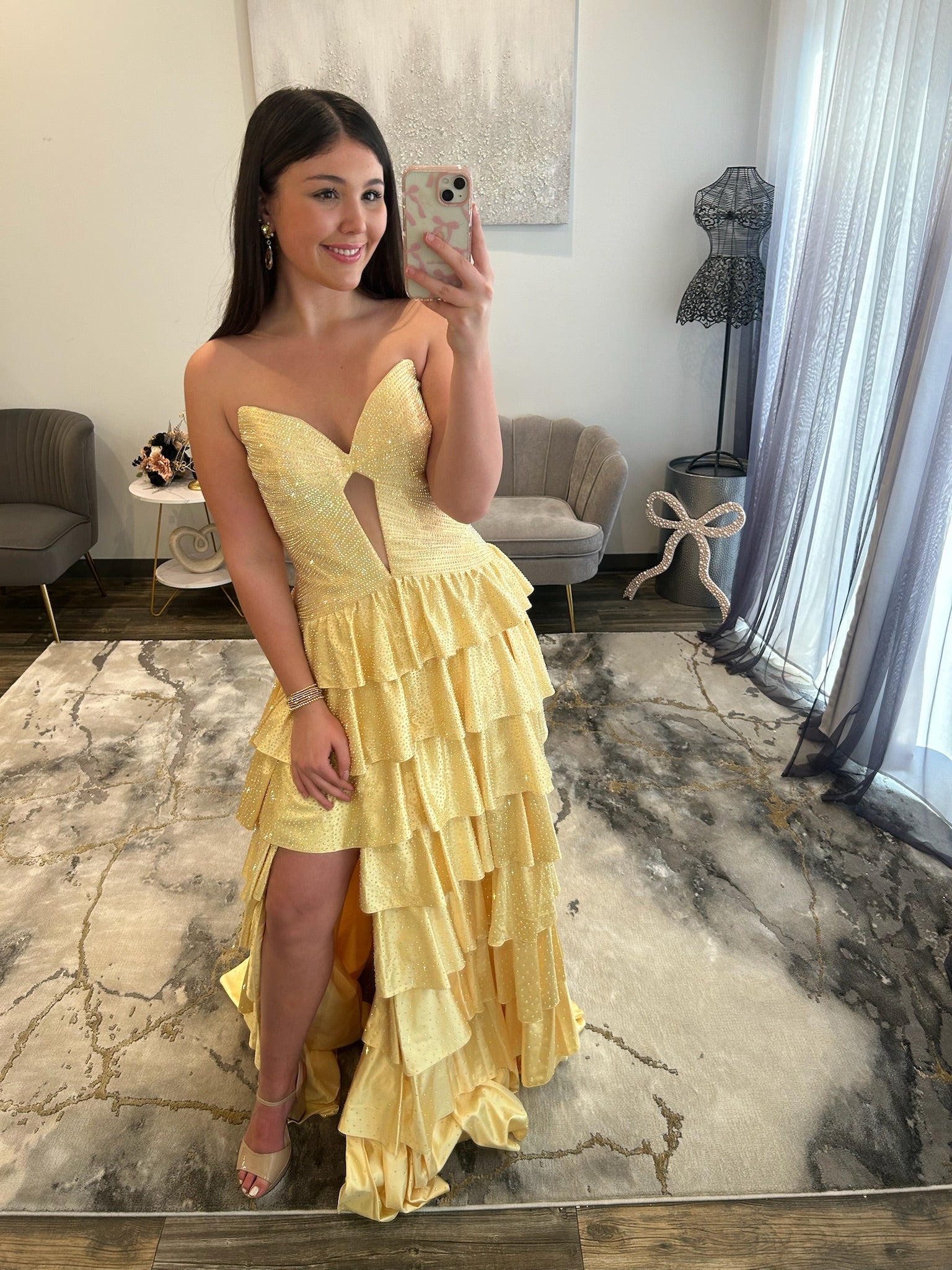 Sherri Hill 57700 Yellow 