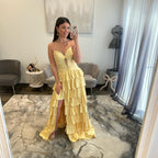 Sherri Hill 57700 Yellow Prom Dress 