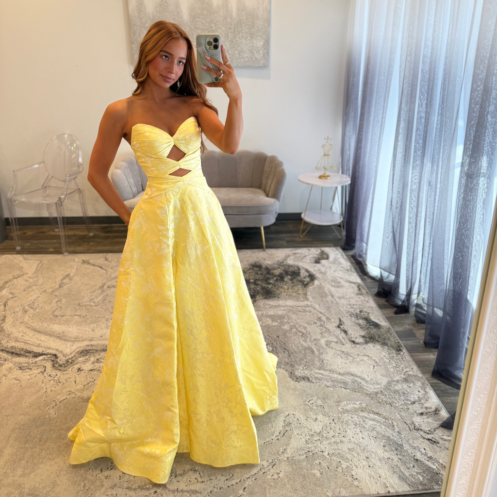 Sherri Hill 57710 Yellow 