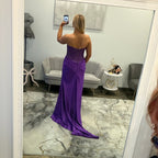 Sherri Hill 57749 Prom Dress Purple Back 