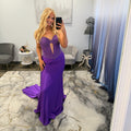 Sherri Hill 57749 Purple Prom Dress 