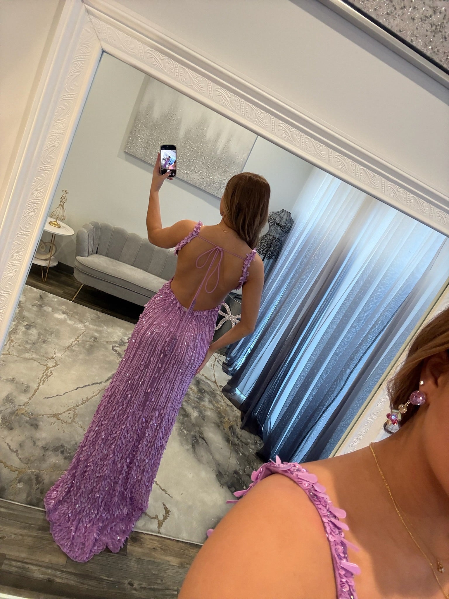 Sherri Hill 57770 Violet Prom Dress 