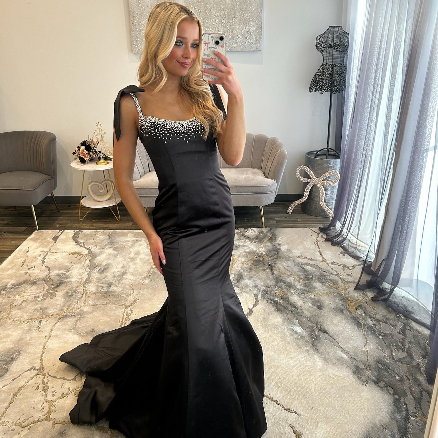 Sherri Hill 57772 Black Prom Dress 